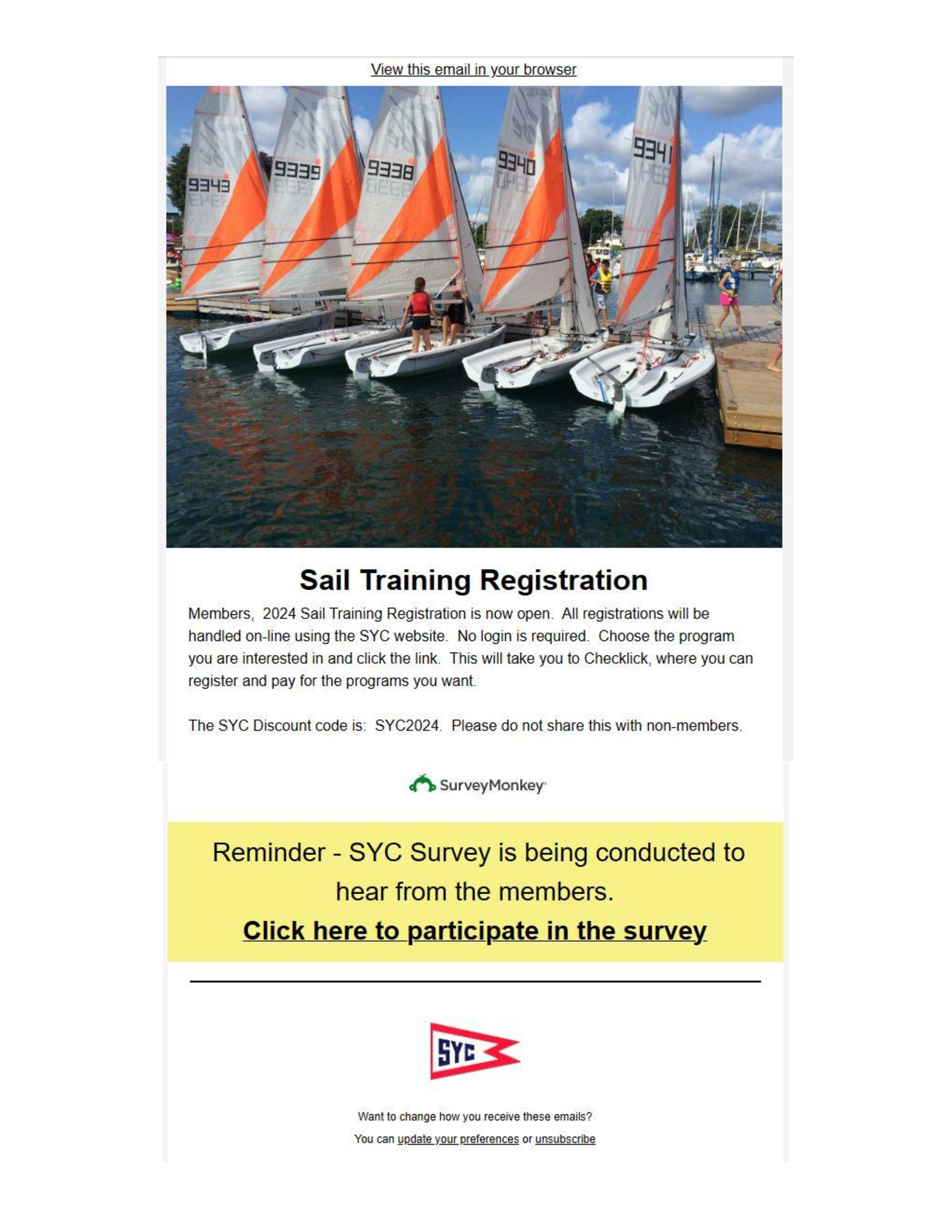 Sail-Training-Registration